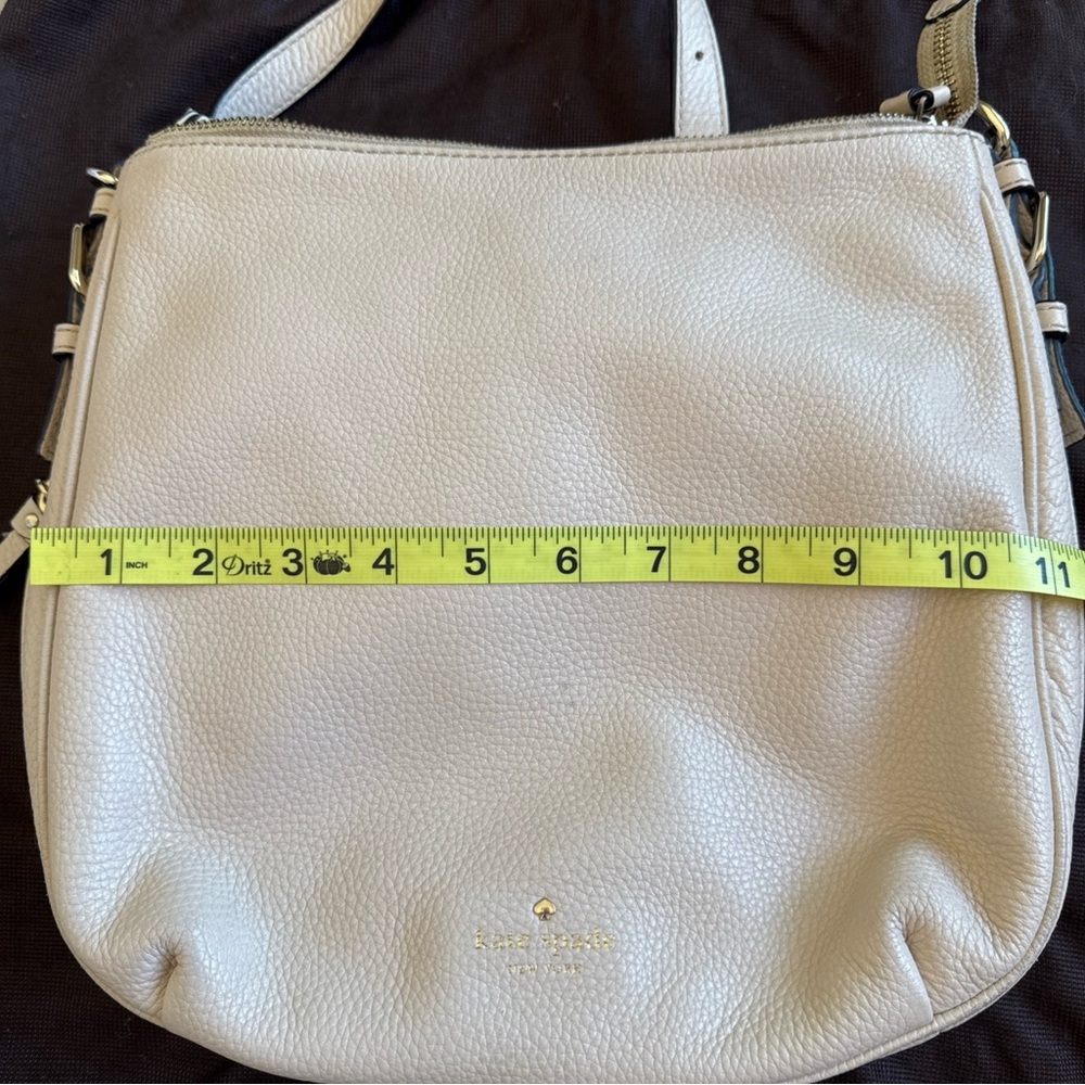 Kate Spade Cobble Hill small Ella leather Satchel/Crossbody Porcelain - Picture 7 of 16